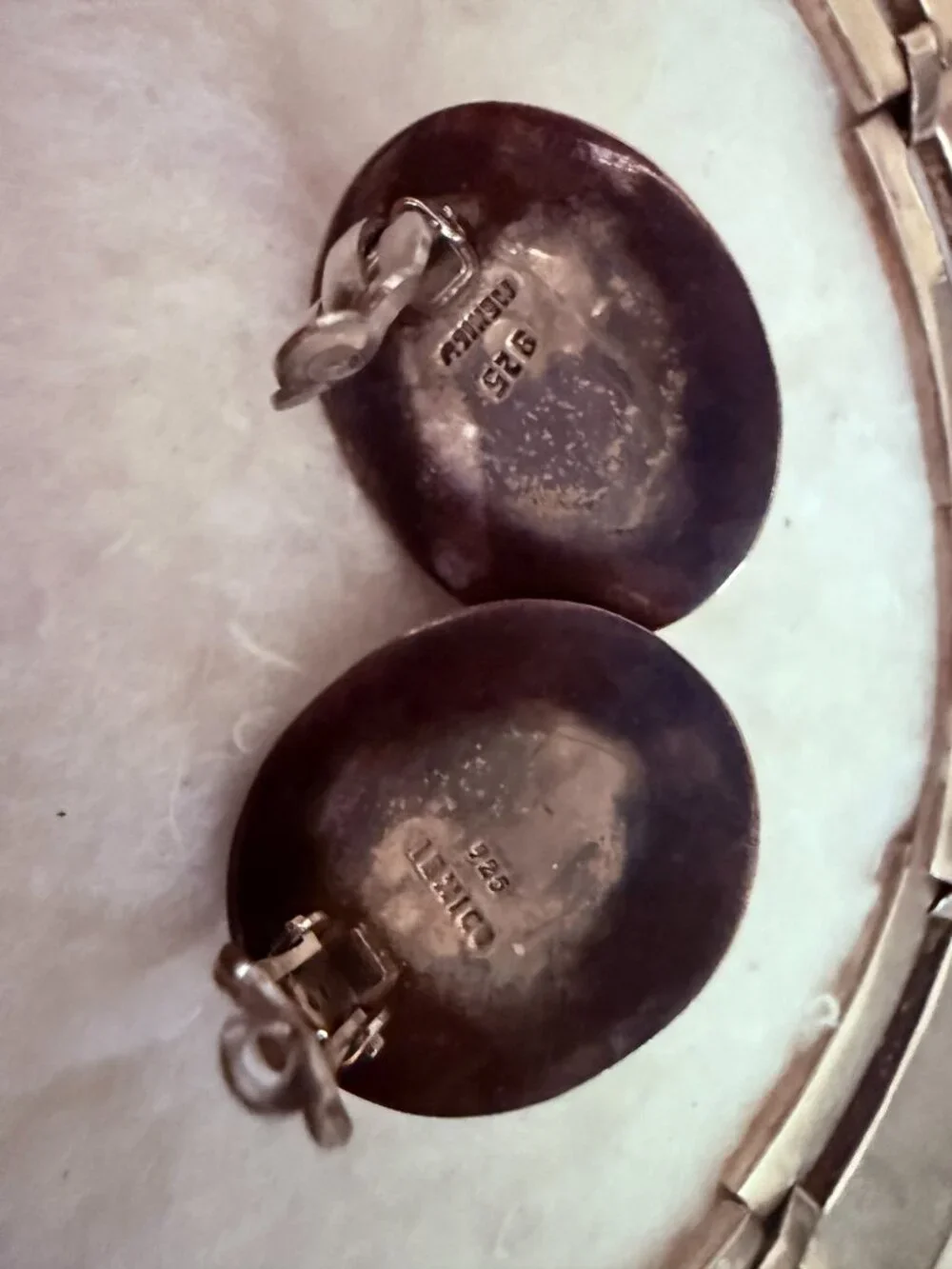 Alicia TO-40 Taxco Mexico 950 Sterling Silver Onyx & Jasper Choker Necklace - Picture 2 of 6